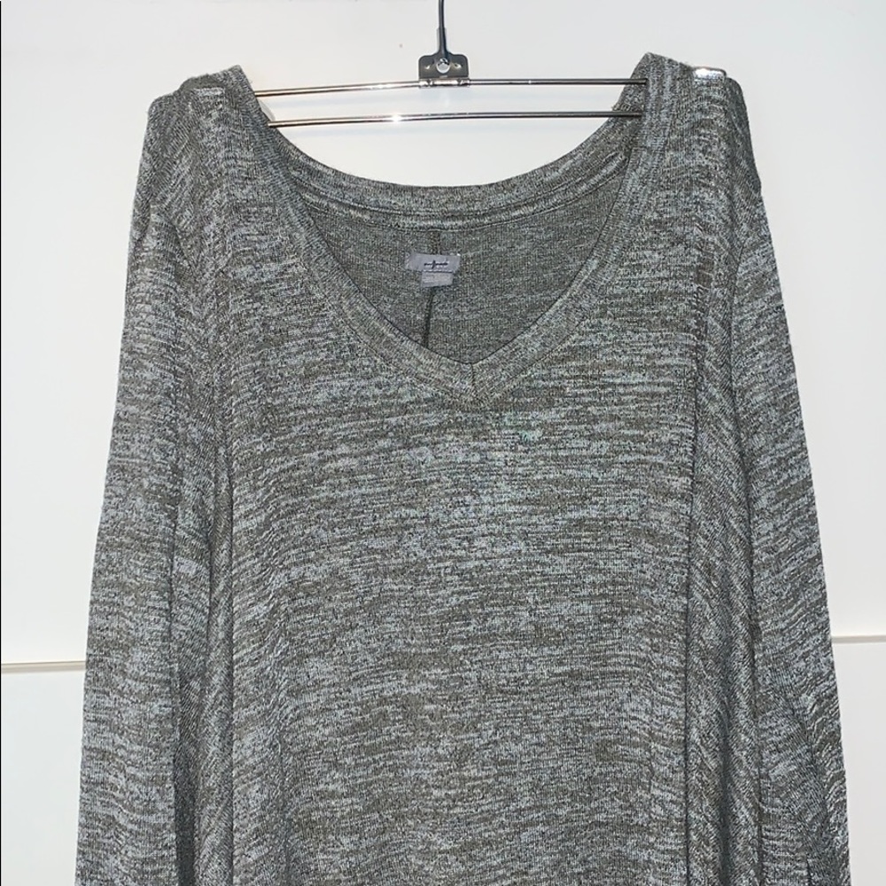 Green oversized aerie long sleeve